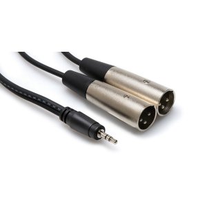 3 m Stereo Breakout (3.5 mm TRS - Dual XLR3M)