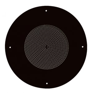 General Purpose 8″ Steel Baffle Black