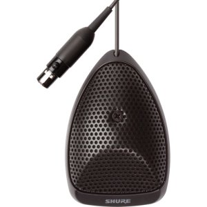 Microflex Series Compact Boundary Microphone (Black, Omnidirectional)