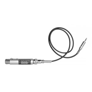 Transformer; Low Z, Female XLR to Medium Z 1/8″ Pl