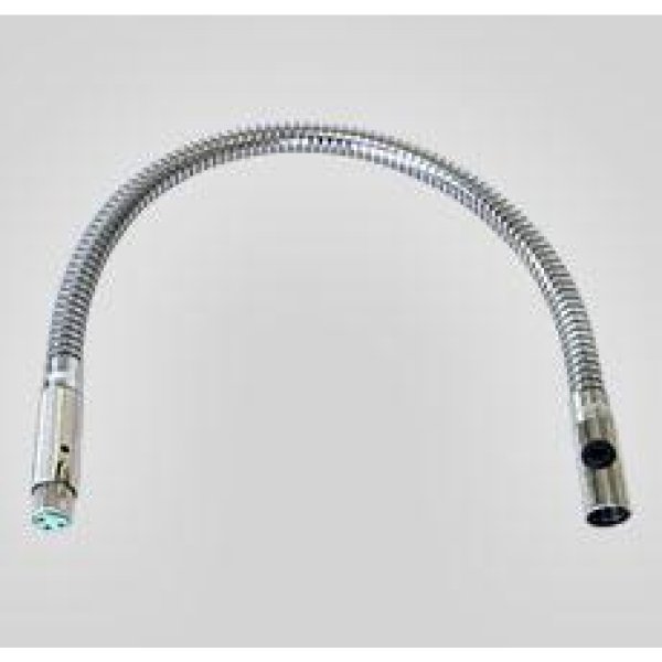 18" Gooseneck with Attached Female XLR Connector,