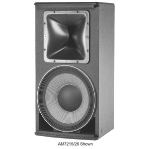 High Power 2-Way Loudspeaker with 15″ Driver (120° x 60°, White)