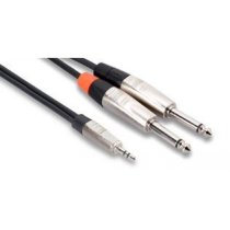PRO Y CABLE 3.5MM TRS - 1/4″ TS 3FT