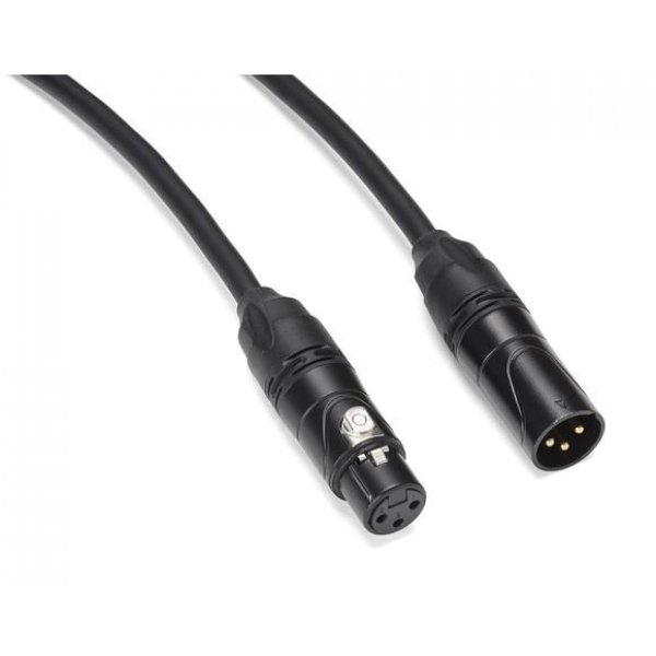 20&apos; XLR Microphone Cable, Gold Plug