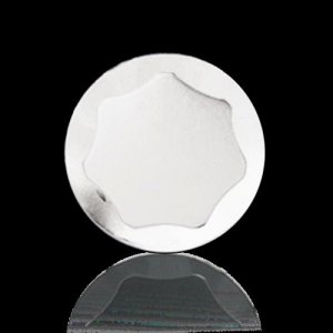 Skirted Knob, White, 1-1/8″ Diameter