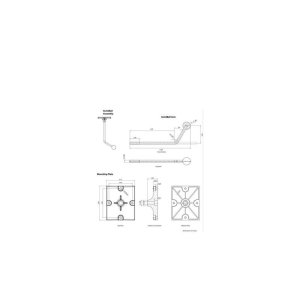 Ceiling Mount Adapter for Control 29AV, White
