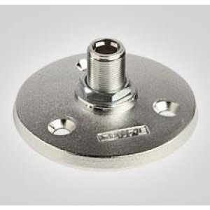 Mounting Flange, Heavy Duty, Matte Silver
