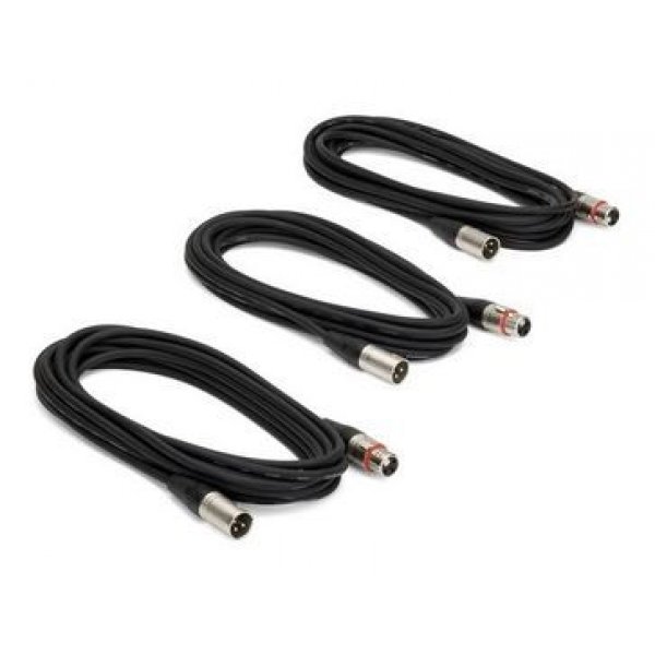 18&apos; Mic Cable (3 pack)