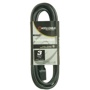 3'BLK,16/3GAUGE, EDISON EXT.