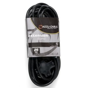 25' BLK,12/3 GAUGE, EDISON, 3F