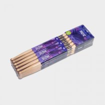 Maple Drum Sticks (5B, Wood Tip, 12pr)