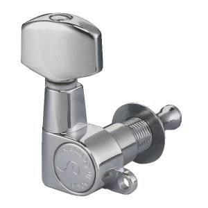 Mini Machine Heads (6 Left, Machine Polished, Chrome)