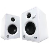 3" Multimedia Monitors with Bluetooth - White (Pair)