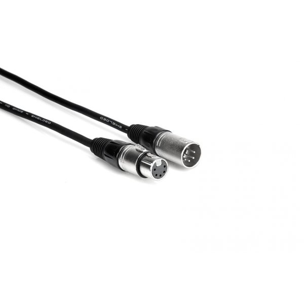 DMX512 CABLE XLR5M - XLR5F 25FT