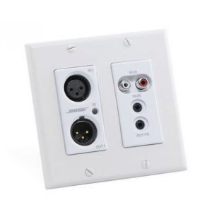 ControlSpace WP22BU-D Dante Wall Plate 2-XLR, 2-RC