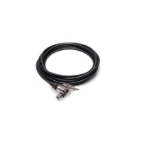 MIC CABLE XLR3F RA - 3.5MM TRS 25FT