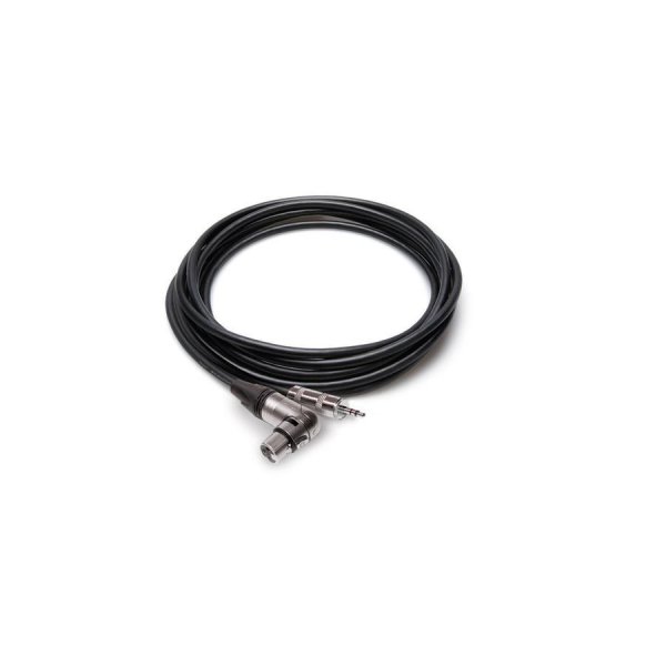 MIC CABLE XLR3F RA - 3.5MM TRS 15FT