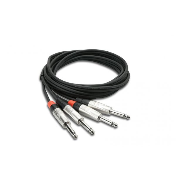 PRO DUAL CABLE 1/4" TS - SAME 3FT