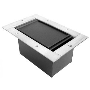 Half Pocket/Carpet Lid - Stainless Steel Bezel