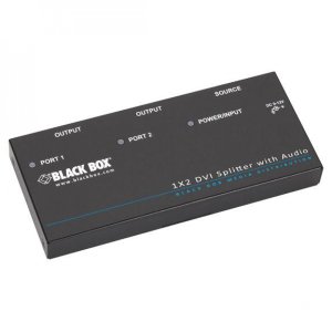 DVI-D Splitter w/Audio and HDCP, 1 x 2