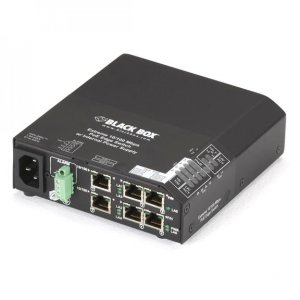 Extreme PoE PSE Switch, (6) 10/100 RJ-45, AC Power