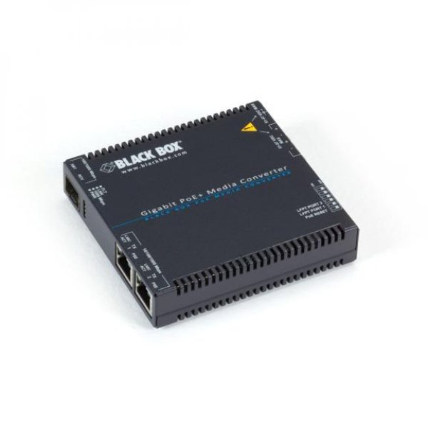 Gigabit PoE Media Converter, 10/100/1000BASE-T to