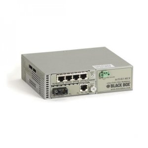 T1/E1 to Fiber Mux, Single-Mode Duplex SC, 30 km,