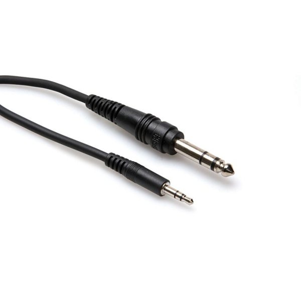 CABLE 3.5MM TRS - 1/4" TRS 5FT