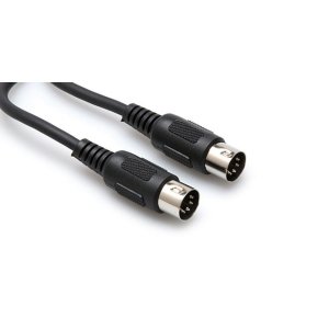 MIDI CABLE BK 25FT