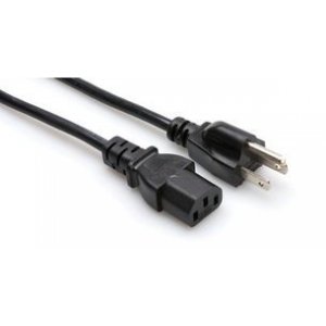 POWER CORD IEC C13 - NEMA 5-15P 6 IN
