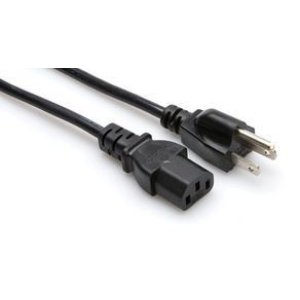 POWER CORD IEC C13 - NEMA 5-15P 6 IN