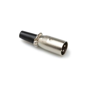 CONNECTOR XLR3M CLAMP STRAIN RELIEF