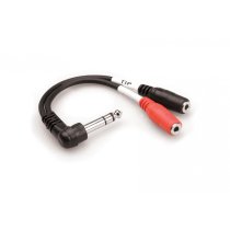 Y CABLE 1/4″ TRS - 3.5MM TRSF