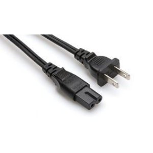 POWER CORD IEC C7 - NEMA 1-15P 8FT