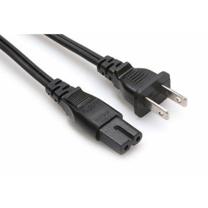 POWER CORD IEC C7 - NEMA 1-15P 8FT