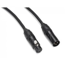 15' XLR Microphone Cable, Gold Plug