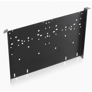 Single Gang Stainless Steel Plate with (2) Male 3