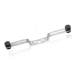 Clip Mounting Twin Microphone Mount Chrome