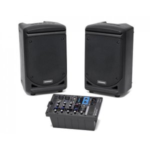 Portable PA -Stereo 6" 2-way Monitors with re