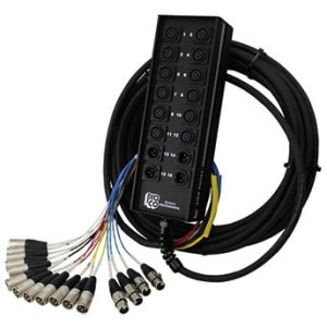 SMA Series 16 Channel Snake (12 Mic, 4 XLR Returns, 100')