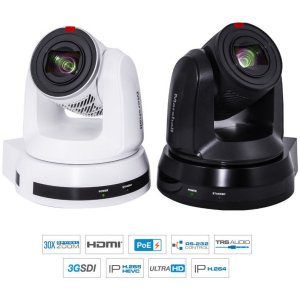 30x UHD30 IP (HEVC) PTZ Camera - Black