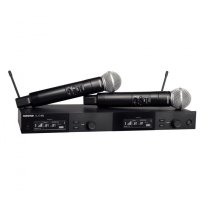 Dual Wireless System with 2 SLXD2/58 Handheld Transmitters
