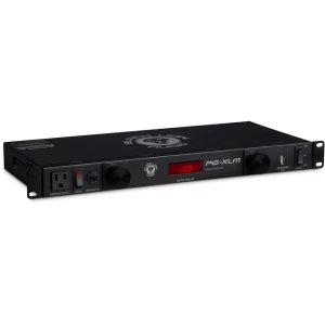 Studio-grade power conditioner and surge protector