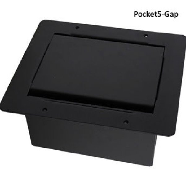 Standard 5" Floor Box with Gap Lid