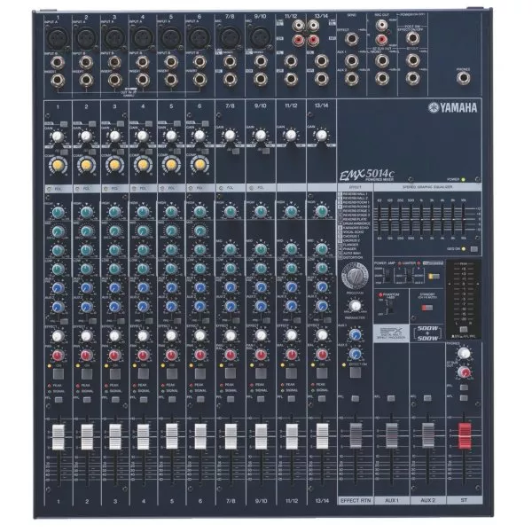 YAMAHA POWERED MIXER EMX3000(動作未確認) Yamaha Powered Mixer Model EMX2300 - Made in Japan - AS-IS