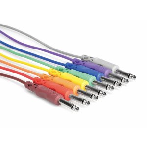 PATCH CABLE 1/4" TS - SAME 1.5FT 8PC