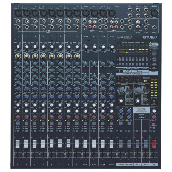 EMX Series 16ch Console-Style Powered Mixer