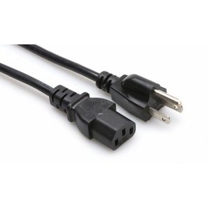 POWER CORD IEC C13 - NEMA 5-15P 8FT