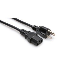 POWER CORD IEC C13 - NEMA 5-15P 1FT