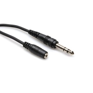 HEADPHONE EXT 3.5MM - 1/4″ 25FT
